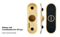 Balance Board Anti-Slip Surface Rotating Wobble Board Sturdy Construction 360 Degree Balance for Snowboarders, Office Workers, Home Gym