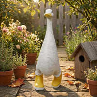 Resin Duck Ornament Decorative Outdoor Decoration Hand Painted