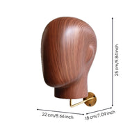 Mannequin Head Hat Stand Metal Hook Bracket Wall Mount Hat Display Space Saving Mannequin Head Display Stand