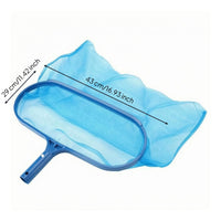 ABS Plastic Pool Skimmer Net Blue Fine Mesh Skimmer Easy to Attach Ultra Fine Mesh Pool Net Compact Size