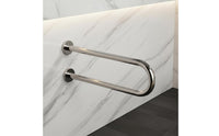 Anti-Stabilize Stainless Steel Safety Bar Strong Load-Bearing Toilet Grab Bar Ergonomic Grip Toilet Assistance Heavy Duty for Elderly, Disabled Women, Shower