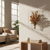 Acrylic Shadow Box Easy to Assemble Acrylic Display Box Decorative Wall Mount Display Case for Dried Flowers, Memorial Arrangements