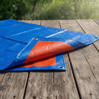 Tarpaulin with Grommets Tear-Resistant Heavy Duty Tarp Versatile Tarp with Grommets for Construction Site