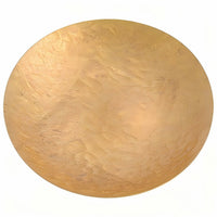 Vintage Designer Hand-Hammered Gold Oval Tray