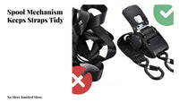 Automatic Fastening Strap 3306 Break Strength Self-Retracting Cargo Strap Heavy Duty Self Retracting Tie Down for Boaters, Trailer, Boating