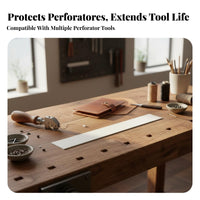 Wear Resistant Leather strike Punching Mat Tool Protection Hole strike Backing Plate long-lasting strikeing Board impact Absorbing for Leatherworkers, DIY hobbyists, Crafters, Workshop, Craft Room, Home Studio