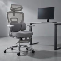 Ergonomic Office Chair Headrest Support Chair Aluminum Alloy Frame