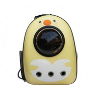 Mesh Panel Bubble Window Pet Carrier Top Carry Handle Astronaut Pet Backpack Oxford Cloth