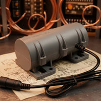 Vibration Motor with Barrel Connector Cylindrical DC Vibration Motor Wired Electronic Component for DIY Projects