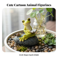 Flower Pot Creature Decoration Whimsical Decor Micro Landscape Accessory