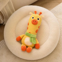 Stuffed Dog Toy with Scarf Squeaky Dog Toy for puppy