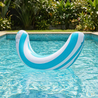 Inflatable Kickboard with Handles Lightweight Swimming Buoyant Aid Board U-Shaped Pool Buoyant Aid Foldable Swim Training Aid