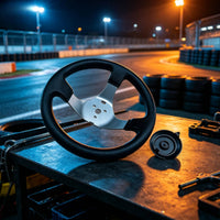 Slide cart Steering Wheel Alloy-cart Steering Wheel for DIY Builders