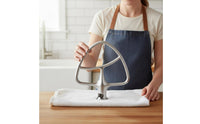 Food Grade Stainless Steel Mixer Bread Mixture Hook Dishwasher Safe Mixer Wire Whip Easy to Install Baking Accessory for Bakers, Home Cooks