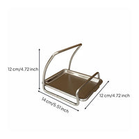Pot Lid and Spoon Holder Space Saving Pot Lid and Spoon Rest Stainless Steel Utensil Holder for Stovetop