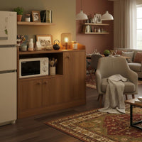Multi-Functional Dining Room Sideboard Multifunctional Tea Station Cabinet Ample Storage Coffee Bar Cabinet Large Capacity