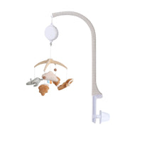 Mobile with Arm Curved Infant Mobile with Soft Toys Adjustable for Infants, Nursery