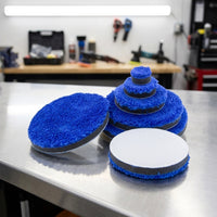 5-Inch Polishing Pad and Microfiber Car Detailing Pads, Soft Polishing Cloth for Waxing, Reusable Automatic Buffing Tool 1-Pack