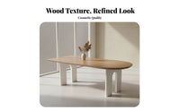 Capsule-Shaped Table Nordic Design Indoor Furniture Versatile Use Study Desk for Homeowners, Families, Dining Room, Kitchen