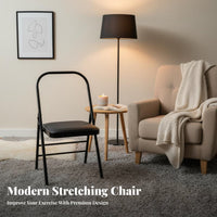 Flexibility Chair Thickened Steel Tube Folding Flexibility Chair Foldable Design Fitness Equipment for Beginners, Seniors