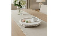 Wood Candle Holder Tray Round Candle Tray Minimalist Design for Living Room, Dresser