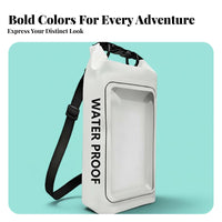 Waterproof Phone Bag Touch Screen Friendly Waterproof Phone Protector Secure Closure for Snorkelers, Outdoor Enthusiasts, Water Parks, Waterpark