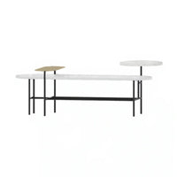 Multi-Level Oval Table Minimalist Design Oval Century-Inspired-Century Table