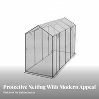 Bird Proof Net Greenhouse Breathable Mesh Plant Enclosure Sun Protection Growing Tent Sturdy Frame for Gardeners, Home Growers, Hobbyists, Garden, Vegetable Plot, Balcony, Patio
