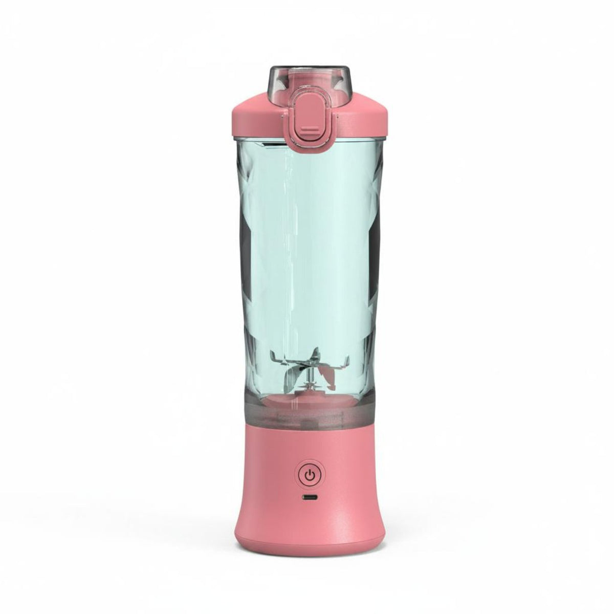 Portable Blender 6 Blades Design Individual Ice Crusher Crushing USB-Charged Juicer Cup for Travel, Office, Outdoor