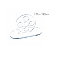 5-Hole Cue-Shaft Aiming Tool Transparent Cue Alignment Aid Acrylic Pool Aiming Aid Clear