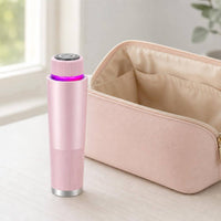 Portable Electric Hair Remover Handheld Body Hair Trimmer Rechargeable Shaver with Safety Cap Compact for Travel