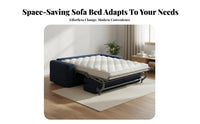 Space-Saving Foldable Sofa Bed Nordic Design Folding Convertible Sofa Bed Built-in Mattress Living Room Furniture High-Density Foam for Apartment Dwellers, Students, Homeowners, Lounge, Home Office