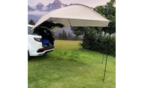 Car Rear Awning Portable Vehicle Rear Awning Trunk Sunshade Cover Rainproof Hatchback Sun Shade Protection for Tailgating