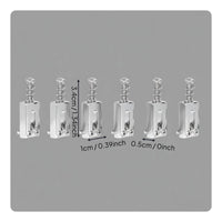 6 Pieces Guitar Saddles Intonation Electric Guitar Bridge Saddles Improves Sustain for Guitarists, Luthiers