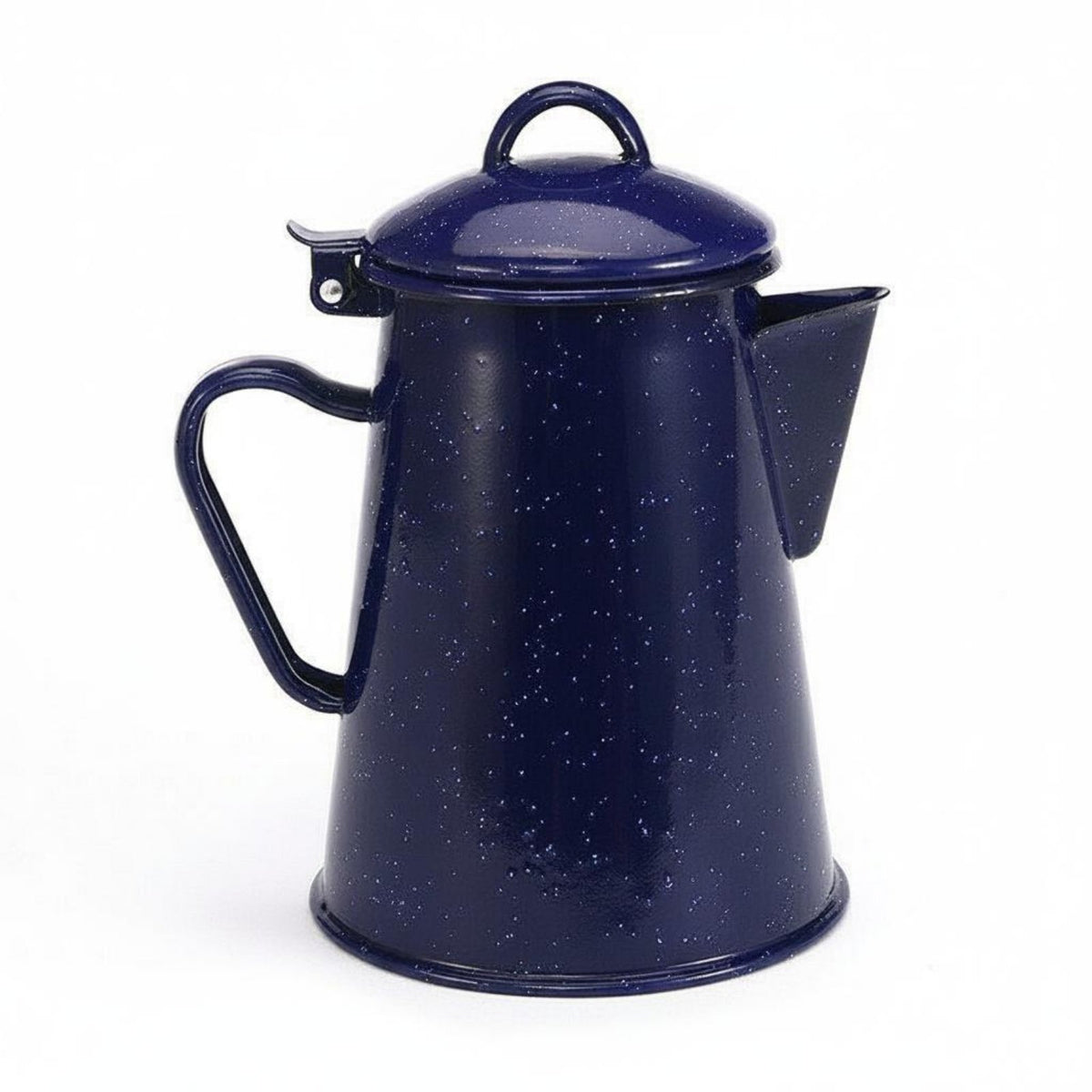 Coffee Pot with Lid Speckled Coffee Pot Glossy Teapot for Camping