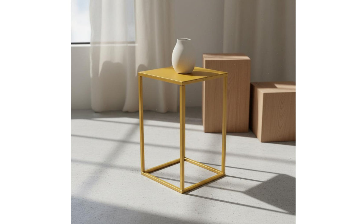 Wedding Aisle Floor Simple Setup to Assemble Geometric Column Flower Display Stand Resistant Gold Column Pedestal for Party