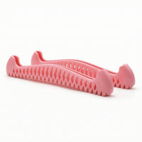 2 Pieces Skate Guards with Slotted Side Widened Base Ice Skate Blade Covers for Skaters, Travels