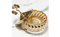 Candy Box with Lid Faceted Storage Container with Lid Compact Organizer for Tabletop