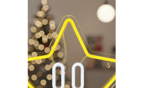 Star Shaped Glowing Light Holiday Decor USB Powered Star Lamp Luminous Home Decoration for Kids, Christmas, Bedroom, Nursery
