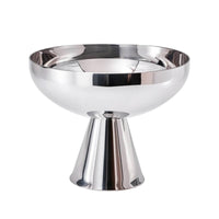 Metal Pedestal Bowl Elegant Ice Cream Bowl Polished Ice Cream Cup Reflective for Hosts