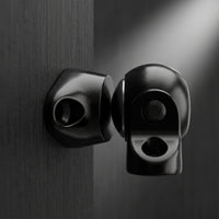 Door Stop Black Coated Door Stopper Rustproof for Rv, Cabins