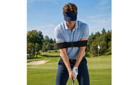 Elastic Golf Arm Band Training Aid Adjustable Golf Swing Training Band Universal Fit Consistent for Golfers, Beginners, Driving Range, Home Practice