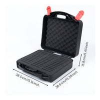 Portable Graded Card Case Rigid Card Case with Handle Lockless for Collectors, Home Organization