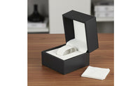Single Watch Gift Box Soft Interior Lining Single Watch Box Wristwatch Display Holder Abrasion Protection Removable Pillow