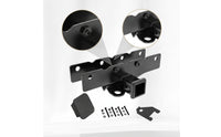 2-Inch Hitch Opening Adapter Steel Tow Hitch Adapter   Hardware for off-Roaders