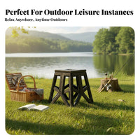 Foldable Design Telescopic Stool Lightweight Folding Seat Built-in Handle Portable Furniture Quick Setup for Outdoor lovers, journeyers, Fishing, journeying, journey, Camping