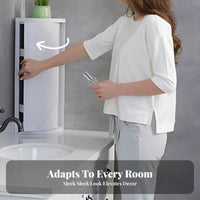 Space-Saving Rotating Corner Cabinet Punchdrillwithout Drilling Installation Rotating Triangular Shelf Waterproof Bathroom Organizer Easy to Install for Homeowners, Families, Washstand, Kitchen, Dressing Table, Dresser