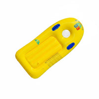 Thickened Kids Buoyant Board with Handles Large Size Children's Inflatable Surfboard High Buoyancy Wave Body Board with Handles Portable for Swimming Pool, Beach