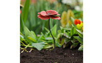 Garden Metal Stake Decorative Garden Stake Featuring a Floral Head charm for Gardeners