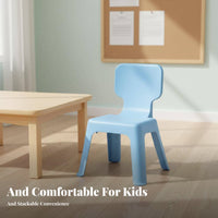 Kindergarten Chair Thickened Design children's Backrest Stool Non-Slip Kids Chair for Young Children, Preschoolers, Daycare, Playroom, Bedroom